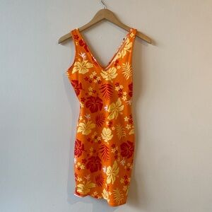 Wild Fable Orange Yellow Sleeveless Sundress